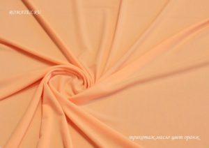Ткань трикотаж масло персиковый